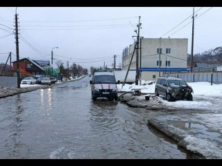 Несколько районов Уфы подтопило талыми водами